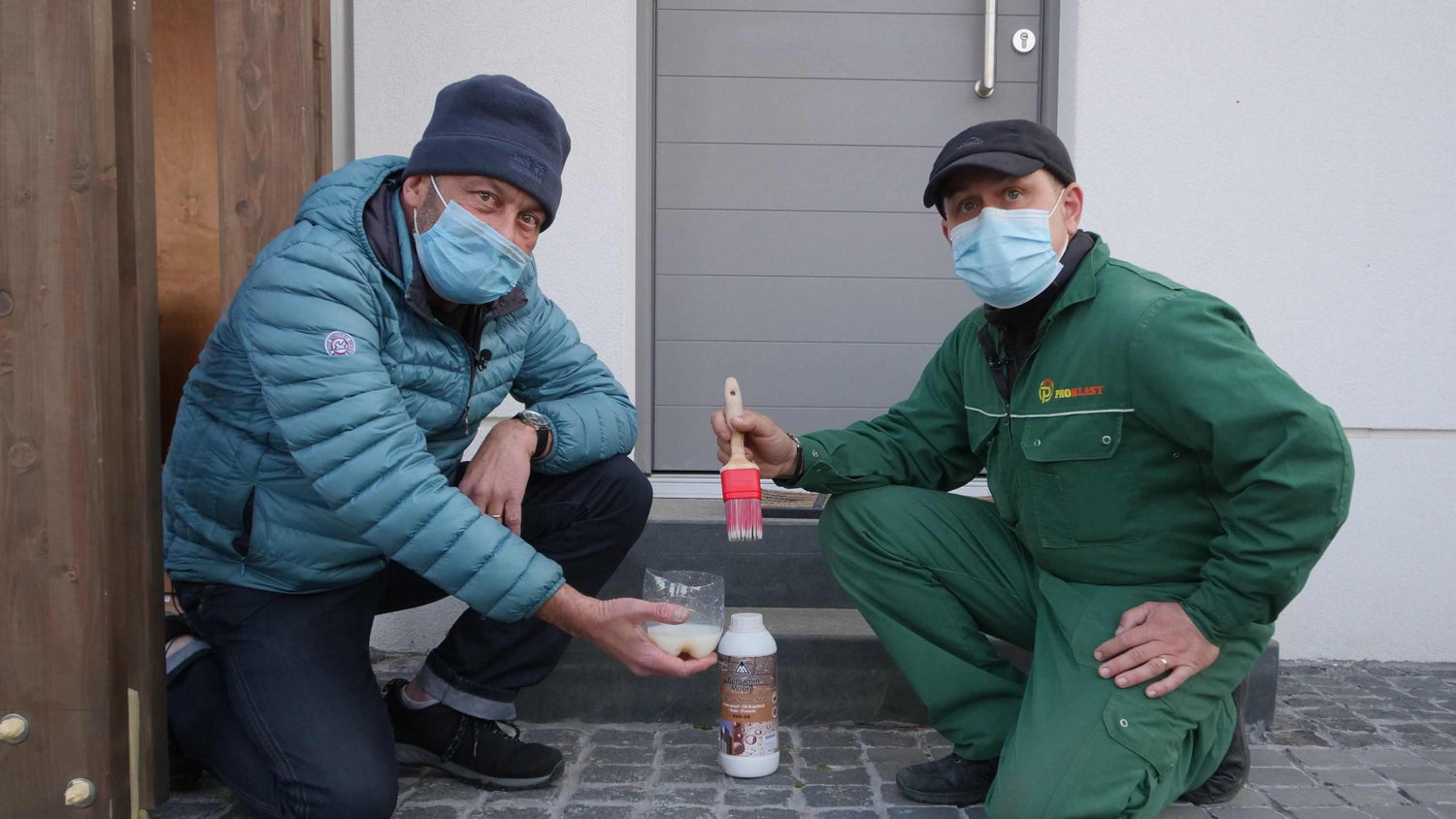 Dregem mult după meșteri. Sablăm și impregnăm piatra. #casabuhnici