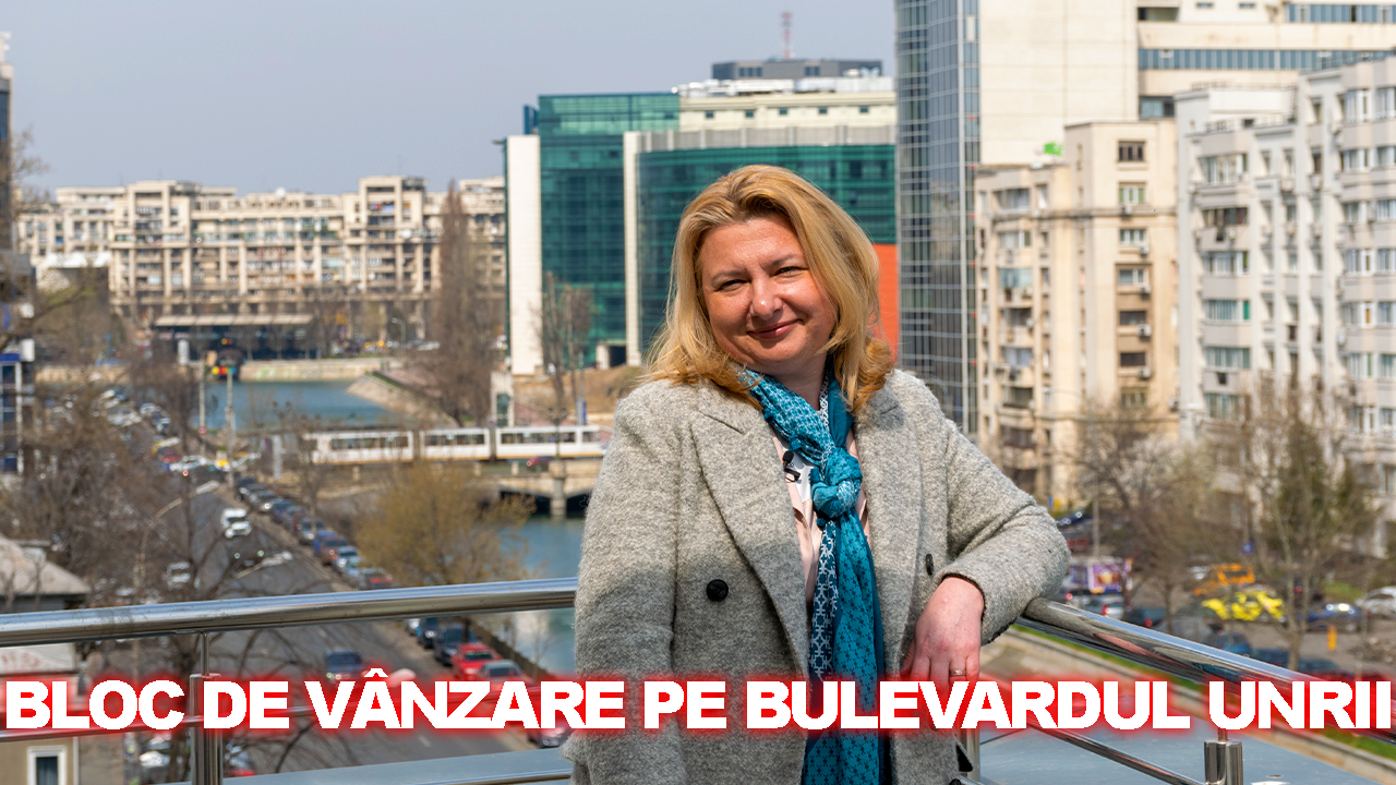 Bloc întreg de vânzare pe bulevardul Unirii