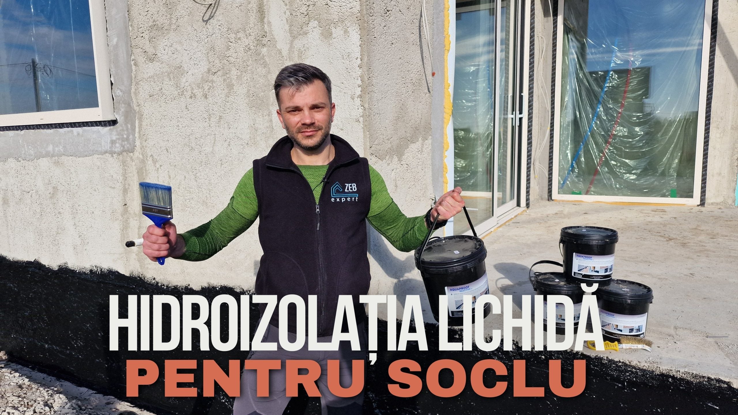 CUM PROTEJEZI FUNDAȚIA DE APĂ? CU HIDROIZOLAȚIA LICHIDĂ PENTRU SOCLU