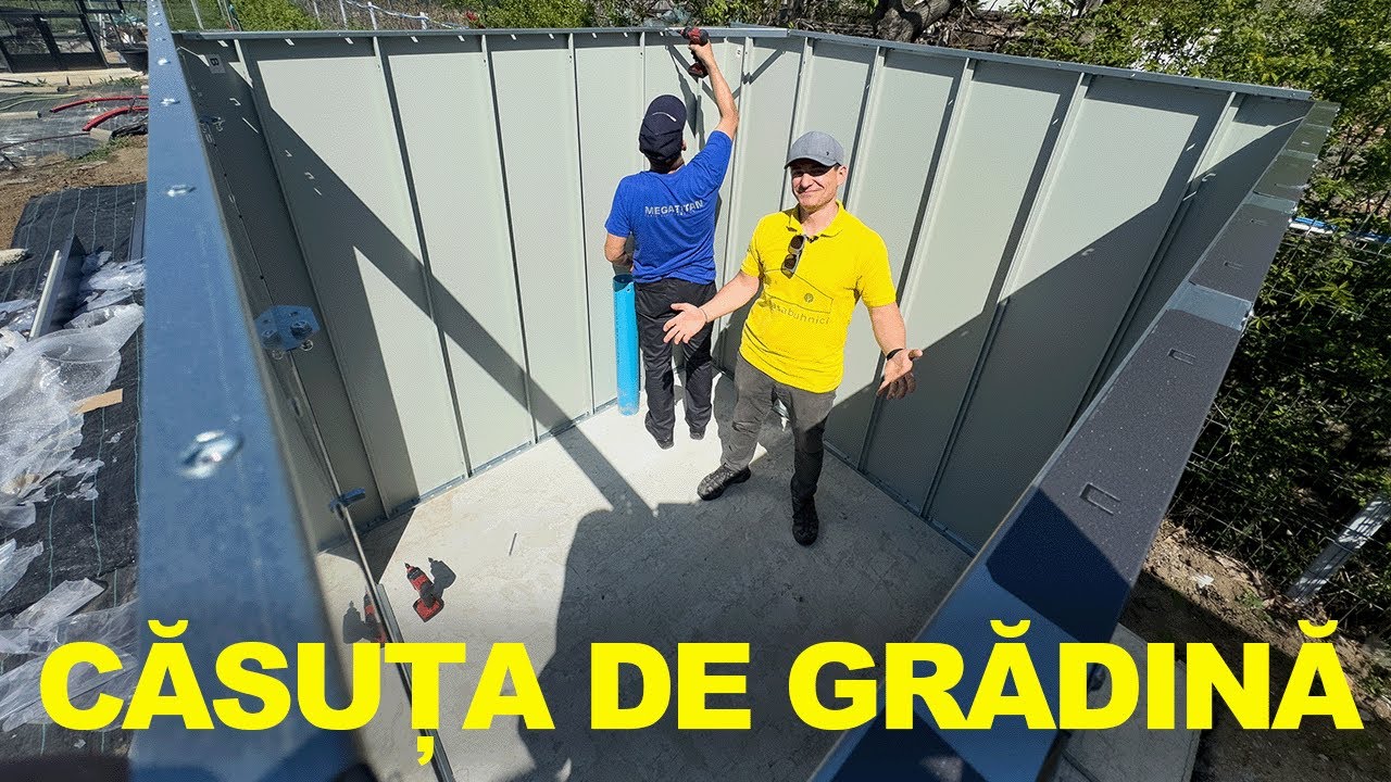 CASUȚA METALICĂ PENTRU GRADINĂ