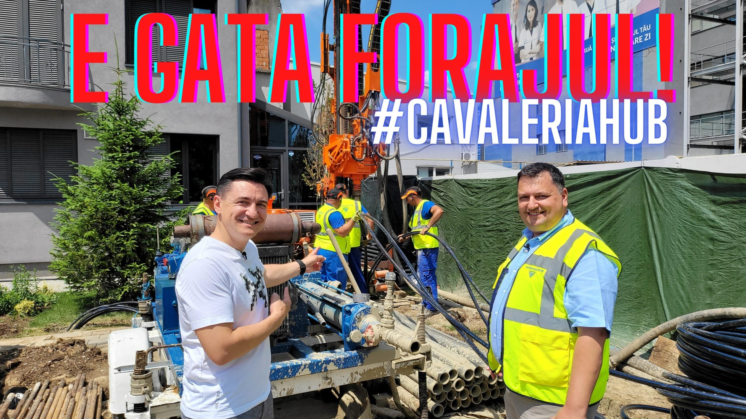 E gata forajul pentru centrala geotermică de la CavaleriaHUB