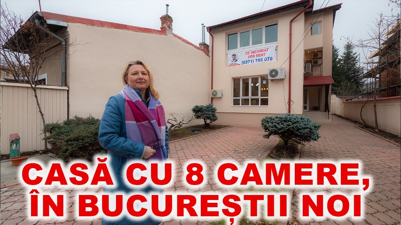 Casă cu 8 camere, în Bucureștii Noi