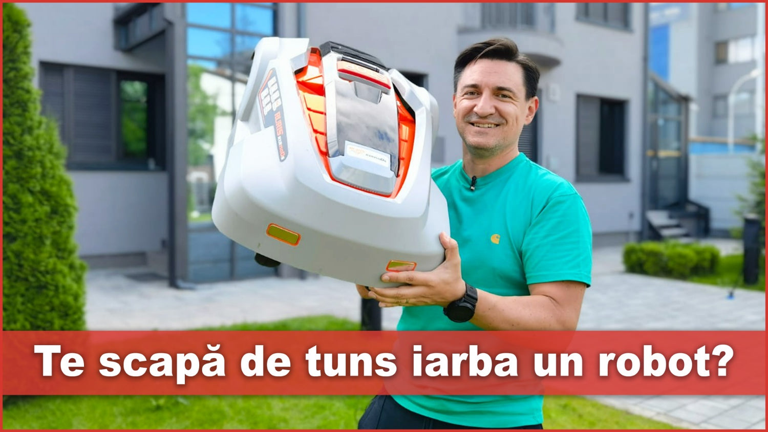 Te scapă de tuns iarba un robot?