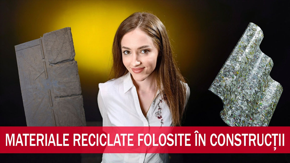 Materiale reciclate folosite în construcții