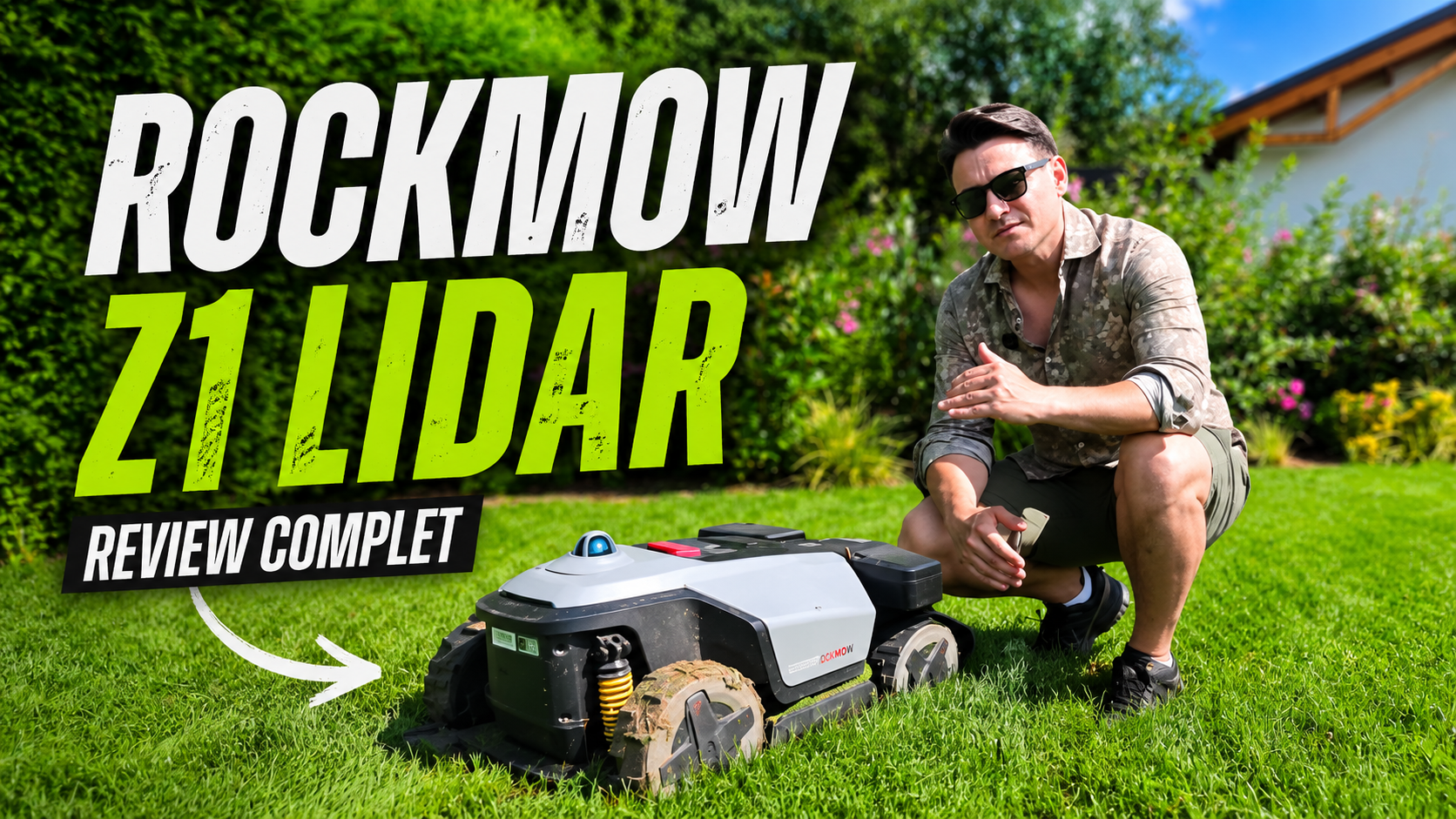 ROBOROCK TUNDE SI GAZON. ROCKMOW Z1 LIDAR E TOP