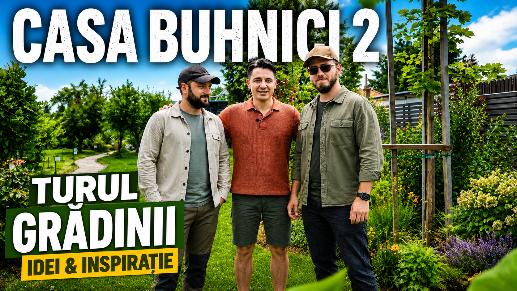 GRĂDINA DE LA #CASABUHNICI2 ARATĂ EXACT CA ÎN RANDĂRILE DE LA CARE AM PORNIT