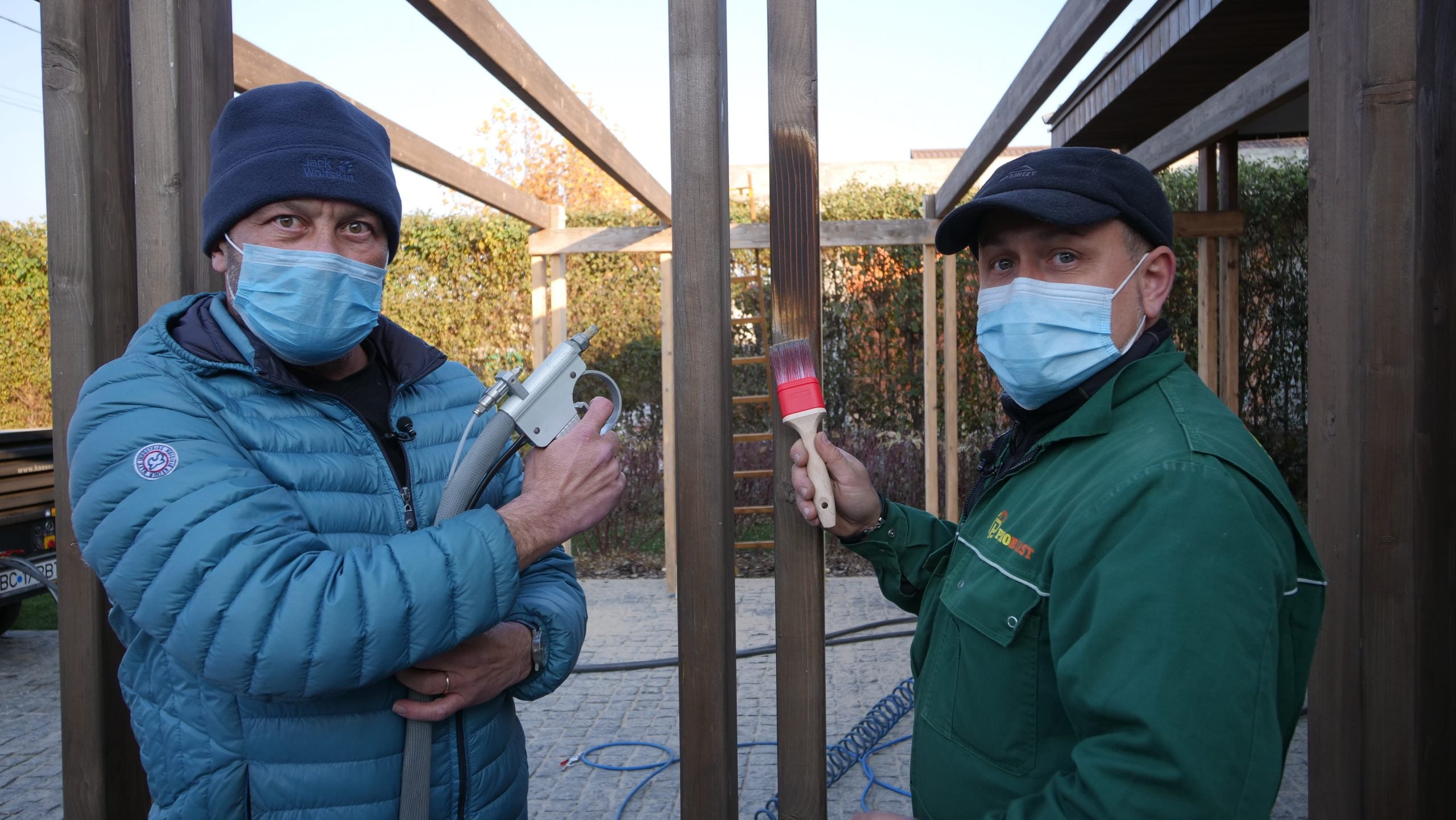 Video - Pocinog! Sablăm, impregnăm lemnul. Din nou