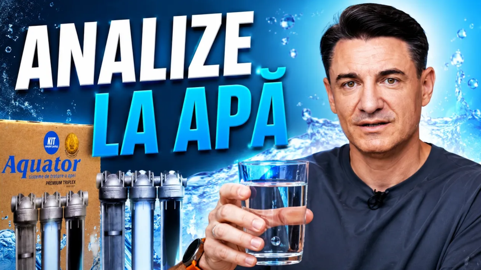 AM FILTRAT APA ȘI AM DUS-O LA ANALIZE