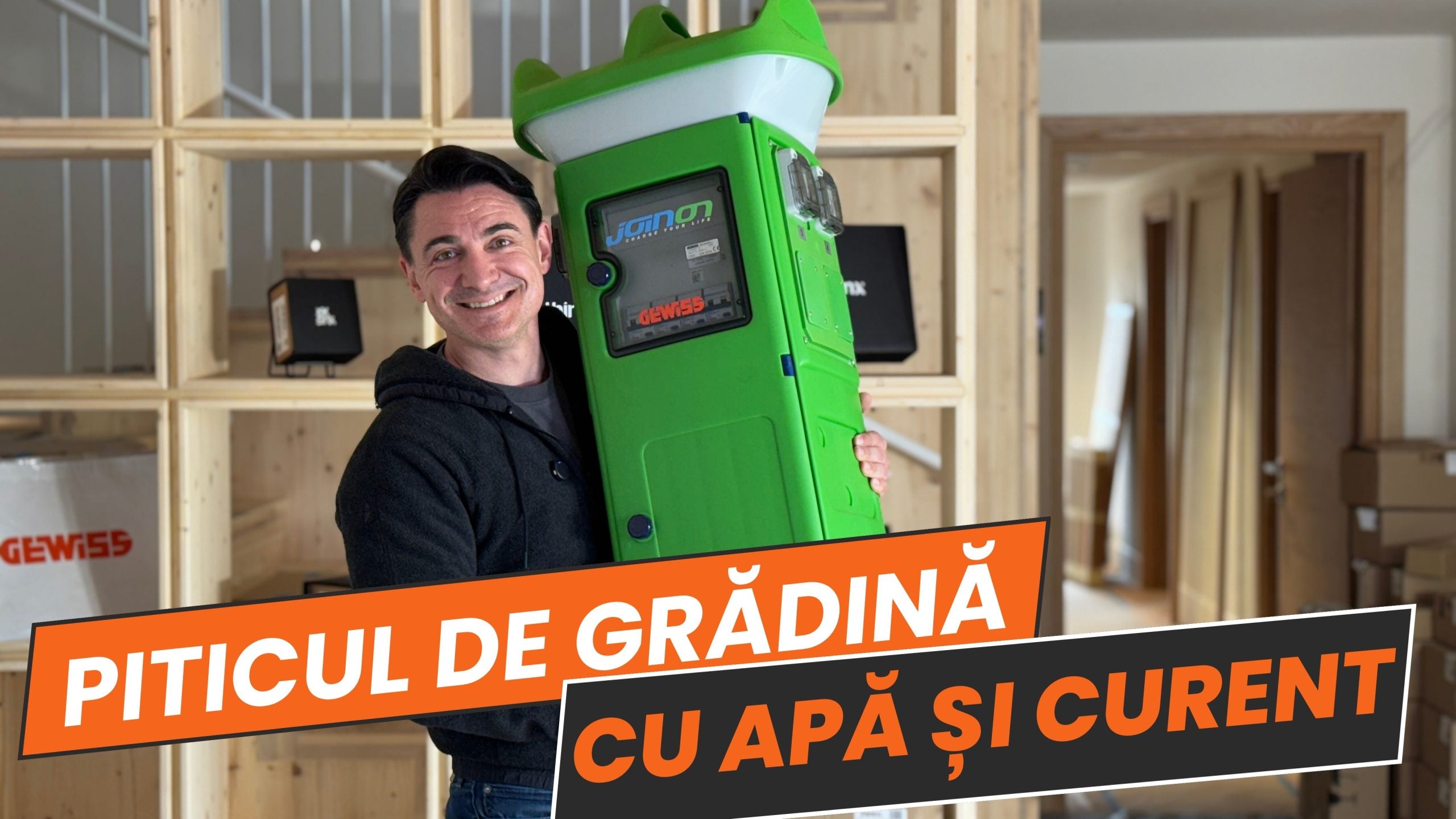 PITICUL DE GRĂDINĂ CU APĂ ȘI CURENT