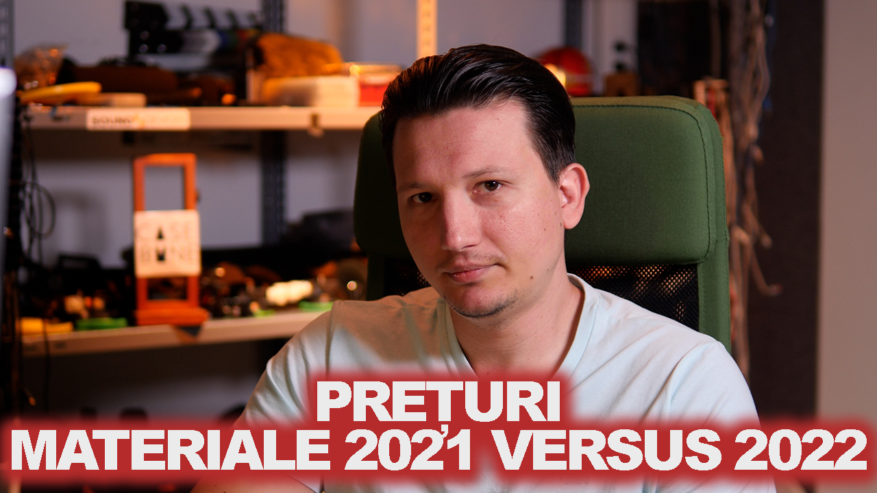 Prețurile materialelor de construcții 2021 versus 2022