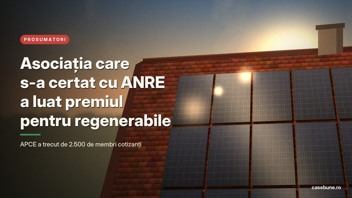 APCE a luat premiul pentru cea mai bună organizație de regenerabile din România