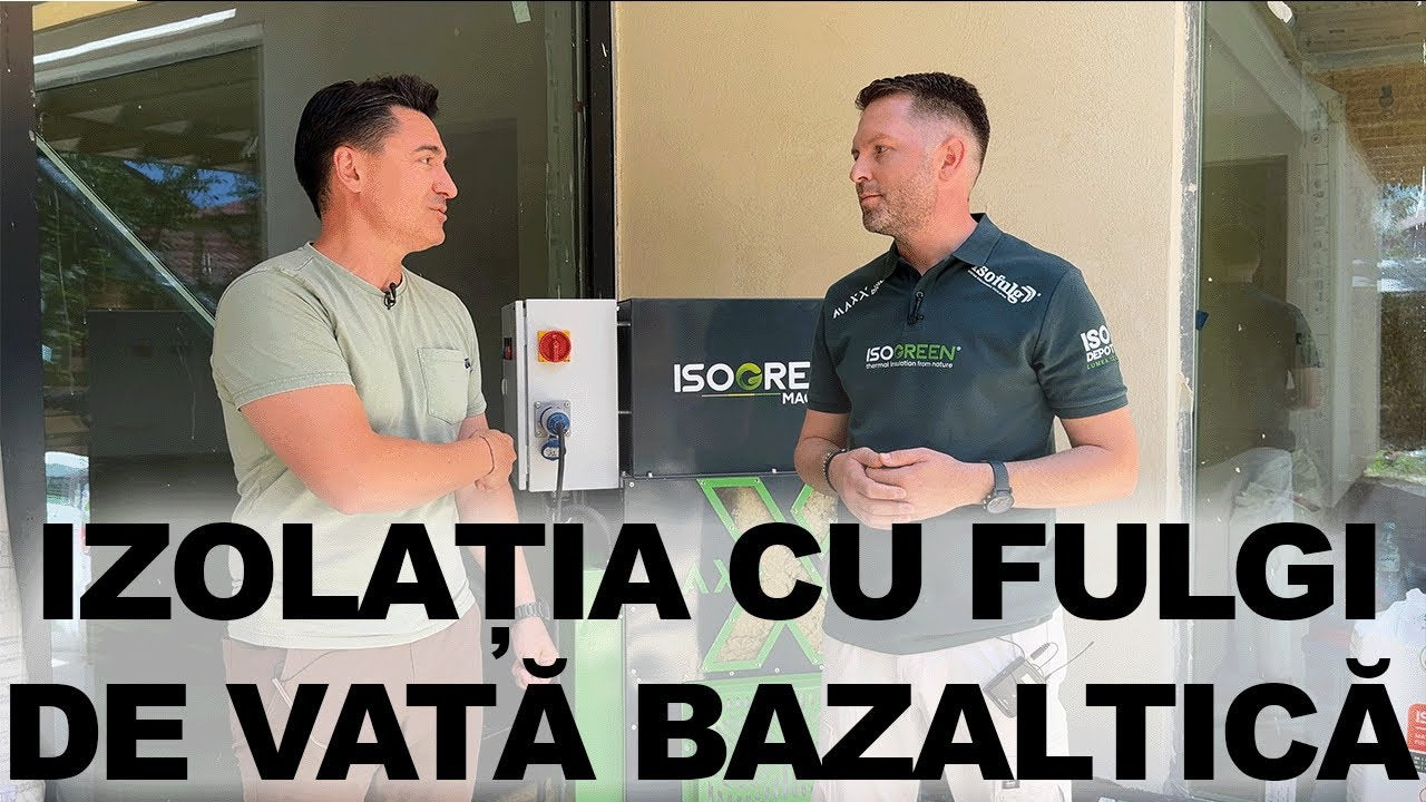 IZOLAȚIA CU FULGI DE VATĂ BAZALTICĂ - ZERO PIERDERI DE MATERIAL
