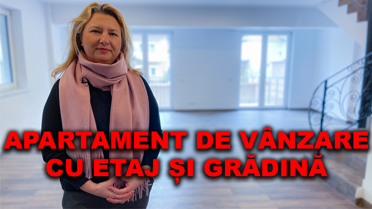 Apartament cu etaj și grădină