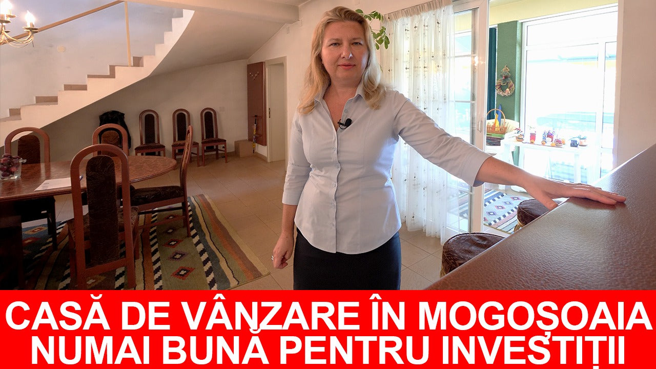 Casă de vânzare în Mogoșoaia, numai bună pentru investiții