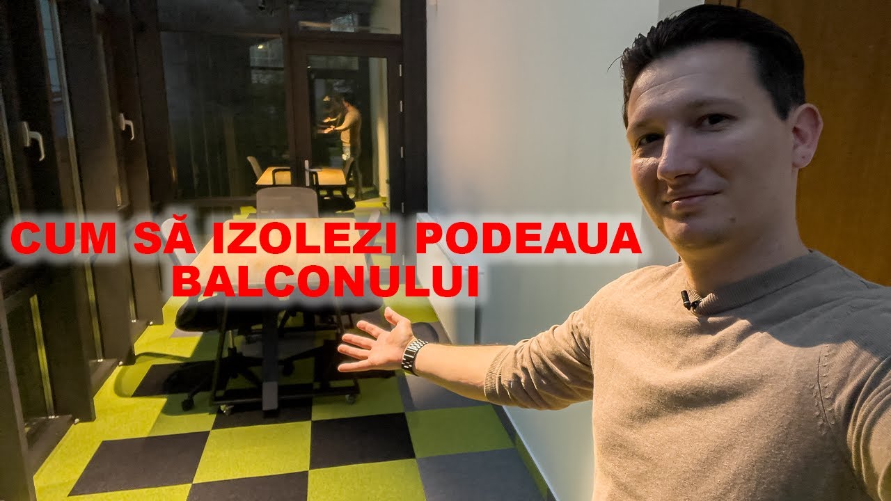 Cum să izolezi podeaua balconului