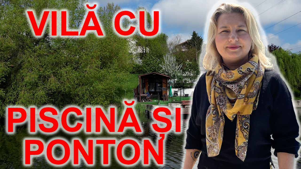 Vilă cu PISCINĂ ȘI PONTON în Balotești - Cât costă?